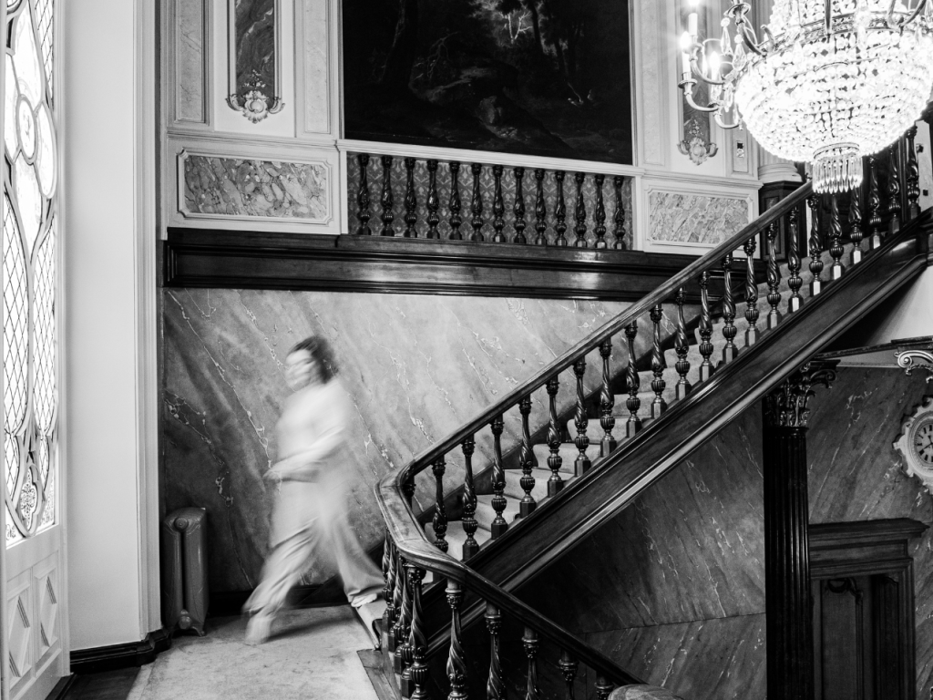 Grote trap in onze hub in Gent.