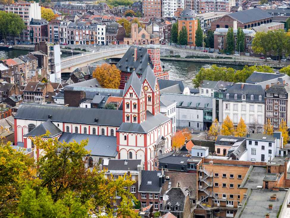 Une photo du centre de Liège.