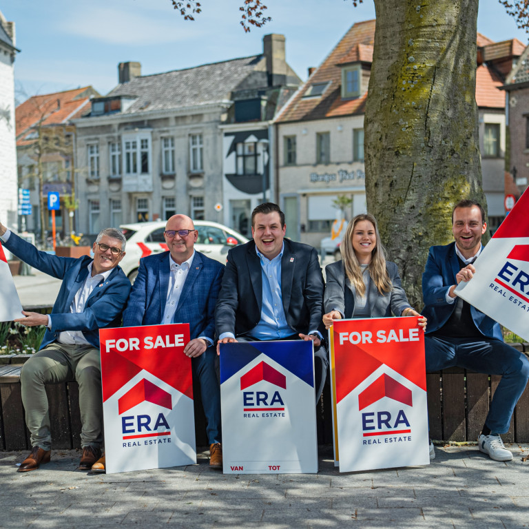 ERA estate agents with signs