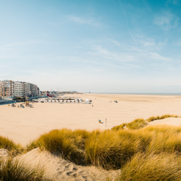 Foto van het strand in Knokke.
