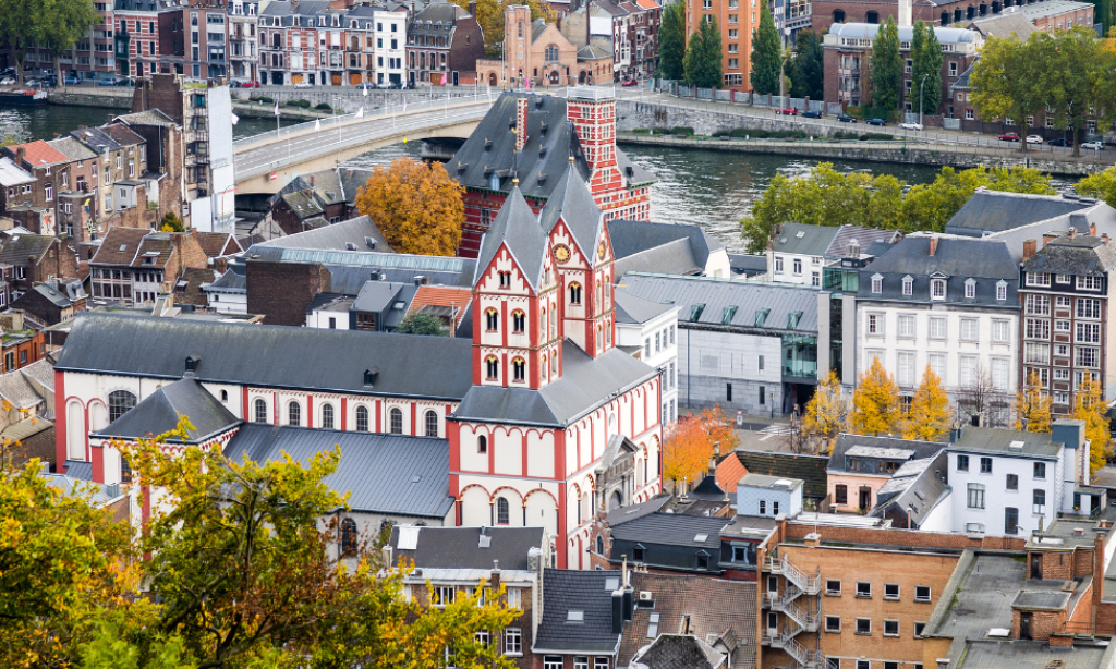 Une photo du centre de Liège.