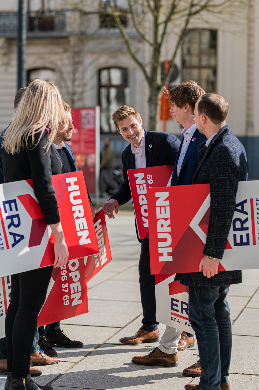ERA makelaars met borden