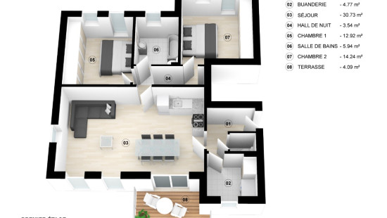 Rue du Centre - 26 - - 4540