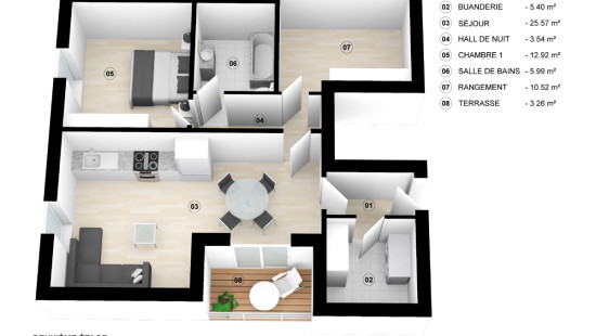 Rue du Centre - 26 - - 4540