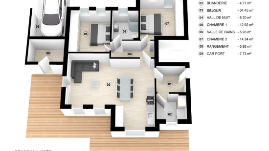 Rue du Centre - 26 - - 4540