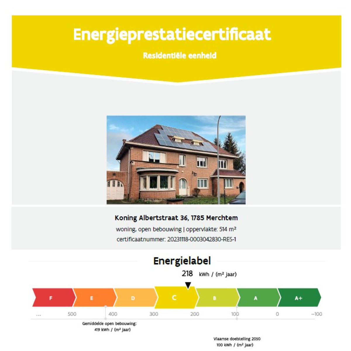 Koning Albertstraat - 36 - - 1785