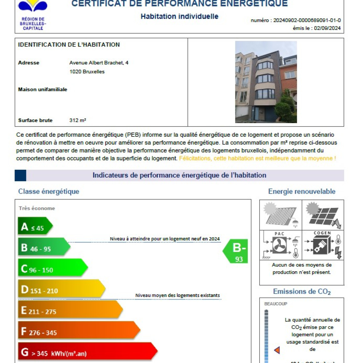 avenue Albert Brachet - 4 - - 1020