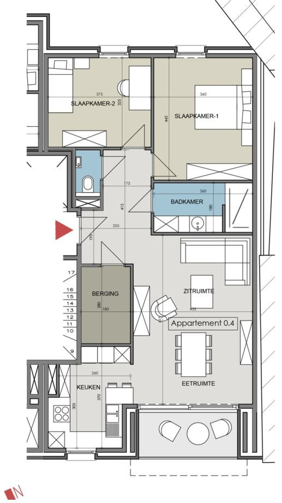 Statiestraat - 41 - 0.4 - 0.4 - 8980